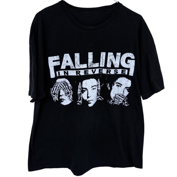 Other - Falling In Reverse 2024 Tour T Shirt Mens XL Black Concert Tee Metal Rock Emo‎